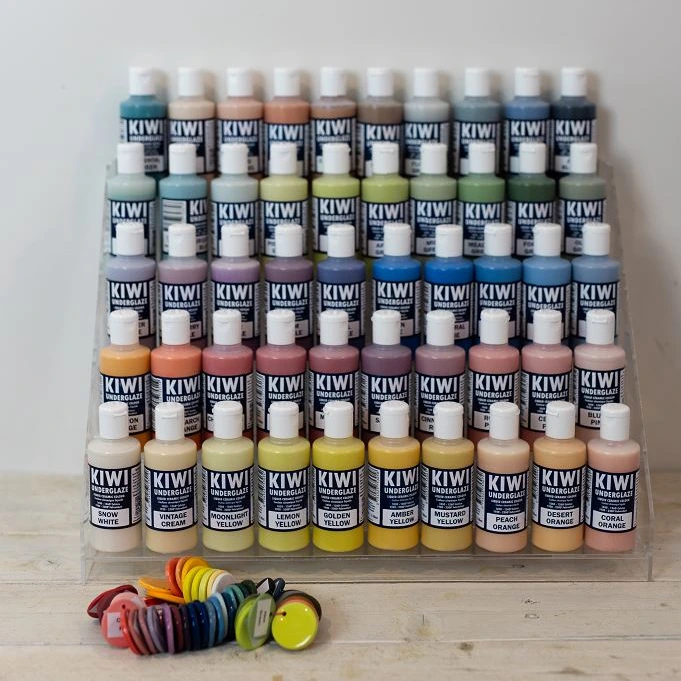 50 kleuren Kiwi Underglaze onderglazuur voor keramiek