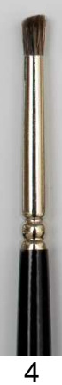 [PENS02-04] TAMPON BRUSH NR 4 (mink)