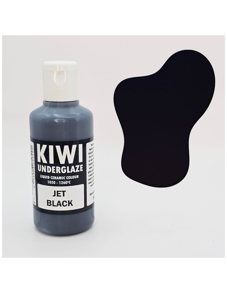 [UGD01-100] Kiwi Underglaze Jet black (100 ml)