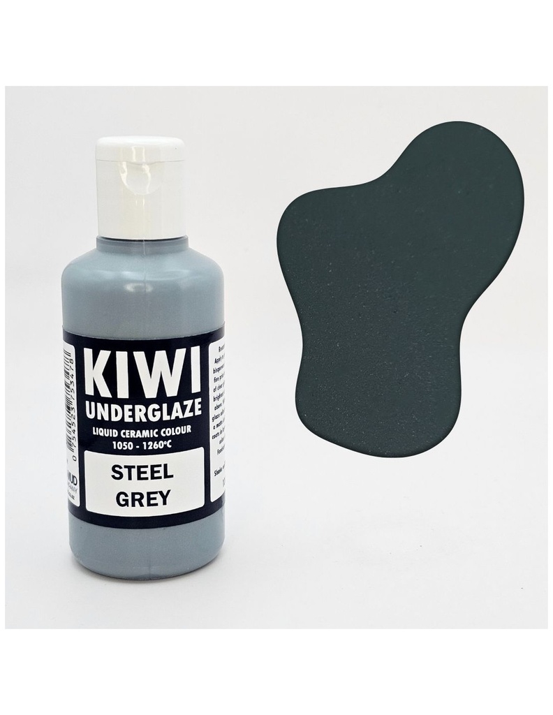 [UGD03-100] Kiwi Underglaze Steel Grey (100 ml)