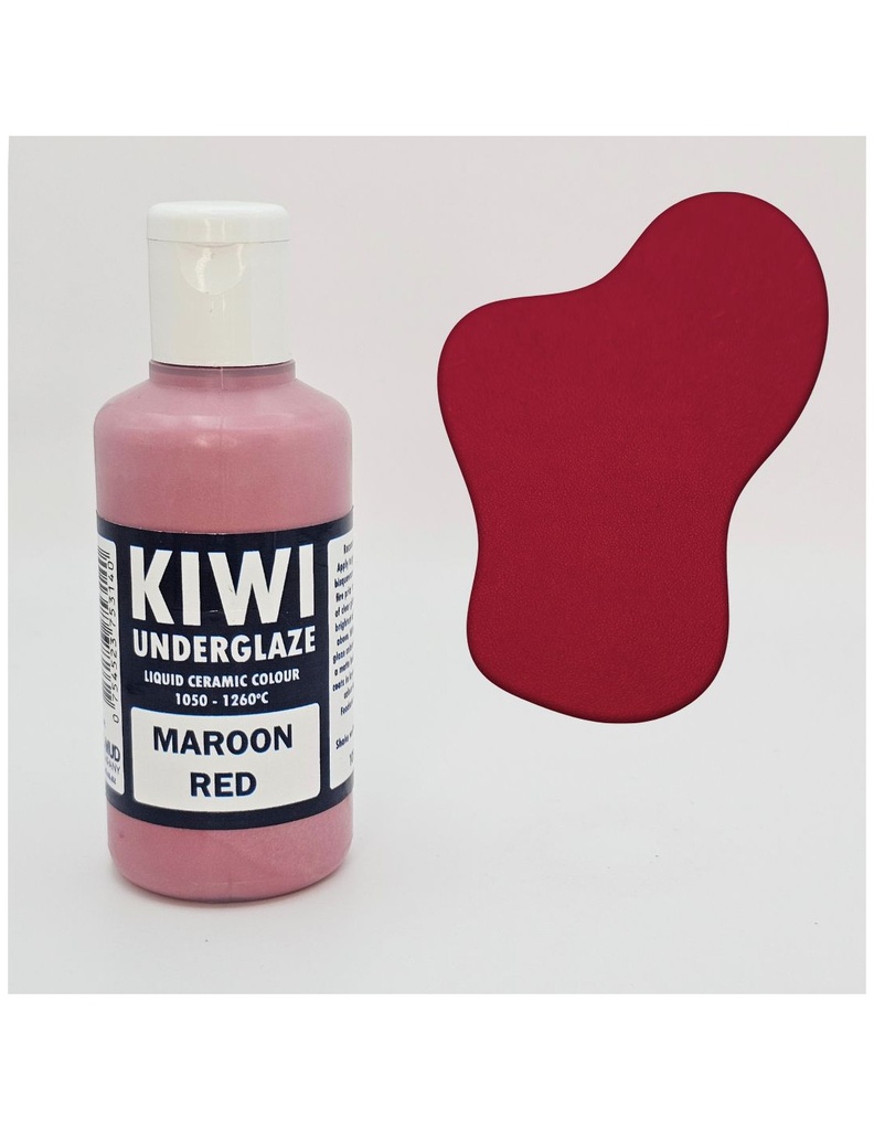 [UGD36-100] Kiwi Underglaze Maroon Red (100 ml)